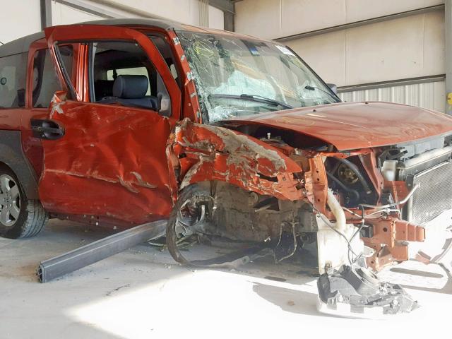 5J6YH28664L017819 - 2004 HONDA ELEMENT EX ORANGE photo 9