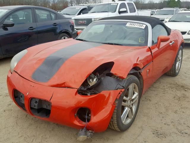 1G2MZ35BX9Y104873 - 2009 PONTIAC SOLSTICE S ORANGE photo 2