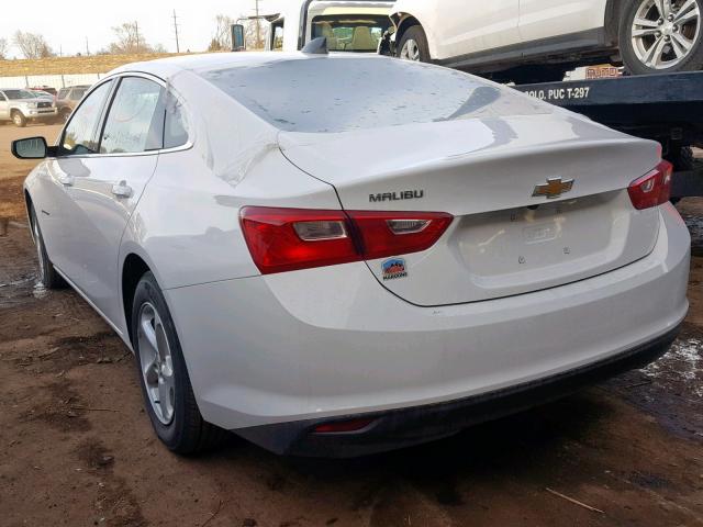 1G1ZB5ST6JF232003 - 2018 CHEVROLET MALIBU LS WHITE photo 3