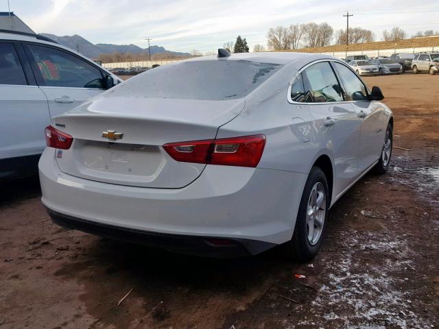 1G1ZB5ST6JF232003 - 2018 CHEVROLET MALIBU LS WHITE photo 4