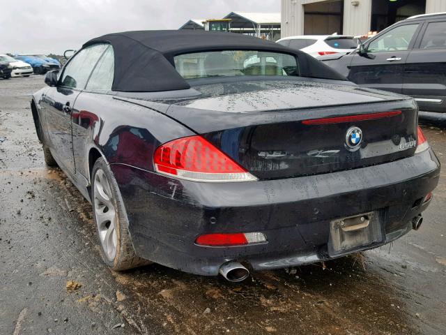 WBAEK13406CN80116 - 2006 BMW 650 I BLACK photo 3