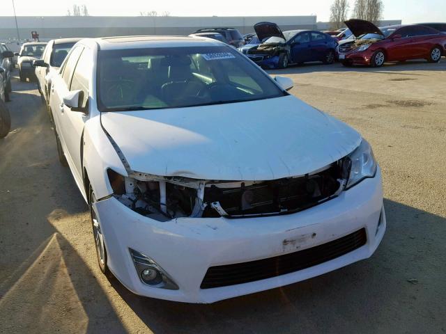 4T1BD1FK0CU052264 - 2012 TOYOTA CAMRY HYBR WHITE photo 1