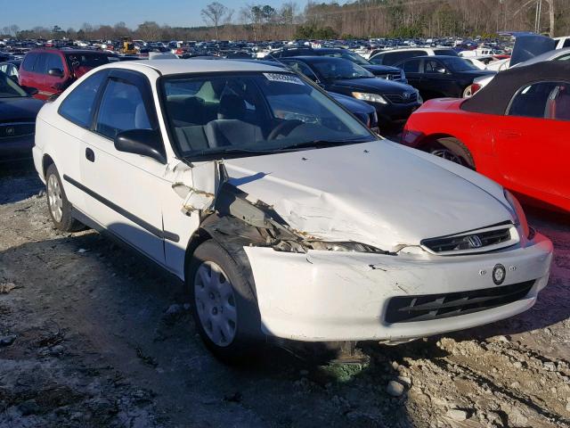 1HGEJ6228WL026441 - 1998 HONDA CIVIC DX WHITE photo 1