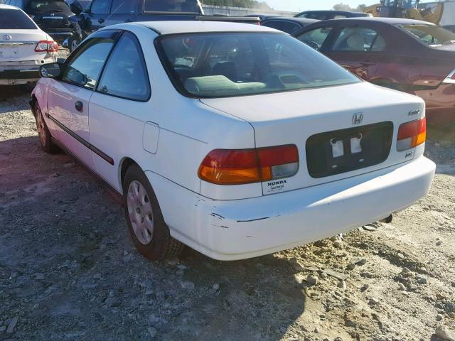 1HGEJ6228WL026441 - 1998 HONDA CIVIC DX WHITE photo 3