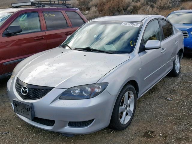 JM1BK12GX61444847 - 2006 MAZDA 3 I SILVER photo 2