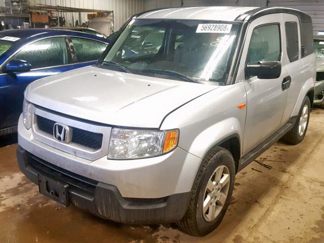 5J6YH2H72BL005043 - 2011 HONDA ELEMENT EX SILVER photo 2