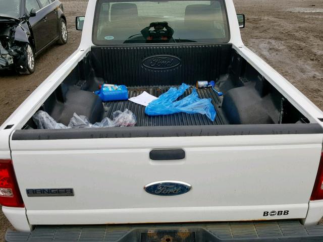 1FTKR1AD8APA26862 - 2010 FORD RANGER WHITE photo 6