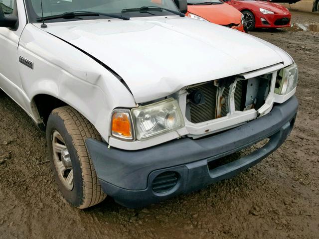 1FTKR1AD8APA26862 - 2010 FORD RANGER WHITE photo 9