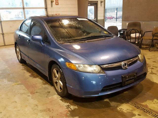 2HGFA16928H501998 - 2008 HONDA CIVIC EXL BLUE photo 1