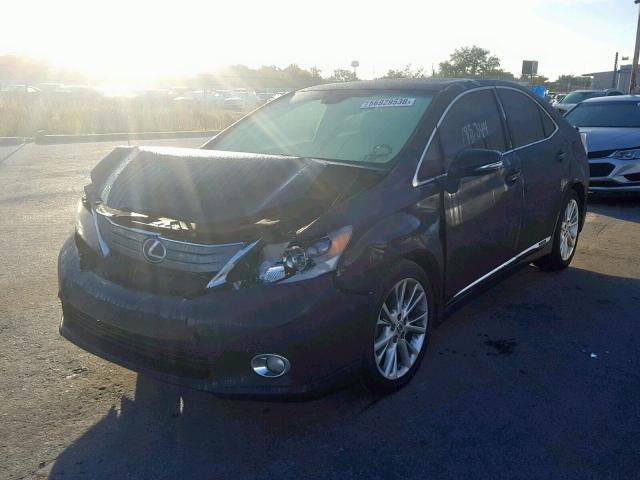 JTHBB1BA9A2012585 - 2010 LEXUS HS 250H BLUE photo 2