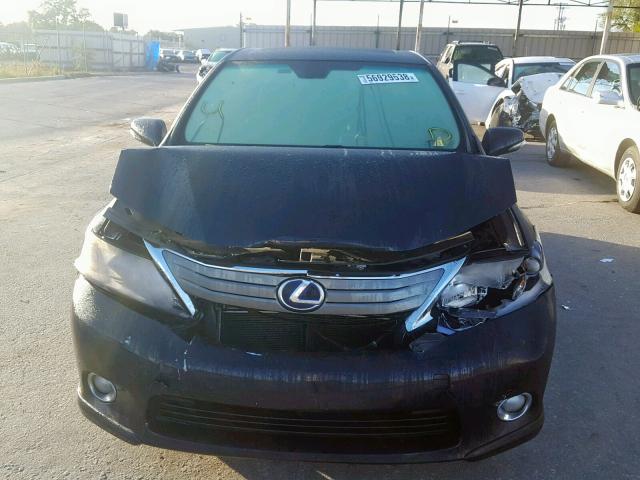 JTHBB1BA9A2012585 - 2010 LEXUS HS 250H BLUE photo 9