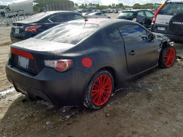JF1ZNAA19D2712433 - 2013 TOYOTA SCION FR-S BLACK photo 4