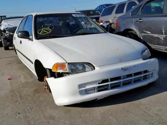 1HGEG8642RL052611 - 1994 HONDA CIVIC DX WHITE photo 1