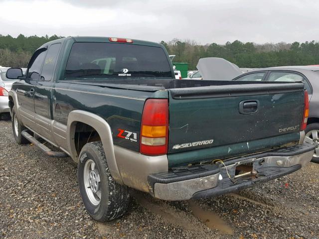 2GCEK19T011297893 - 2001 CHEVROLET SILVERADO GREEN photo 3