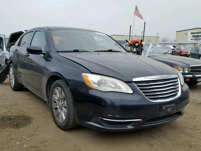 1C3CCBAB6CN223963 - 2012 CHRYSLER 200 LX BLACK photo 1