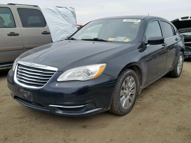 1C3CCBAB6CN223963 - 2012 CHRYSLER 200 LX BLACK photo 2