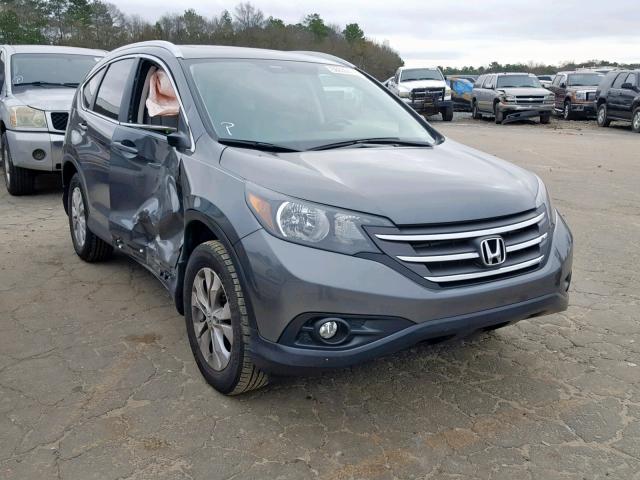 2HKRM3H7XDH500996 - 2013 HONDA CR-V EXL GRAY photo 1