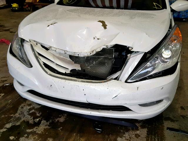 5NPEB4AC5DH556488 - 2013 HYUNDAI SONATA GLS WHITE photo 9