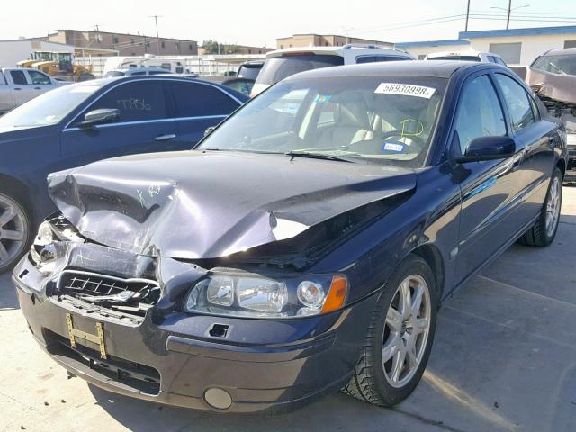 YV1RS592762544294 - 2006 VOLVO S60 2.5T BLUE photo 2