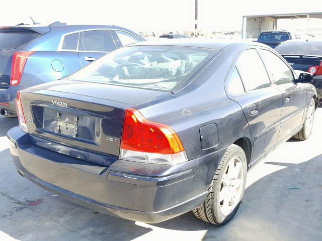 YV1RS592762544294 - 2006 VOLVO S60 2.5T BLUE photo 4