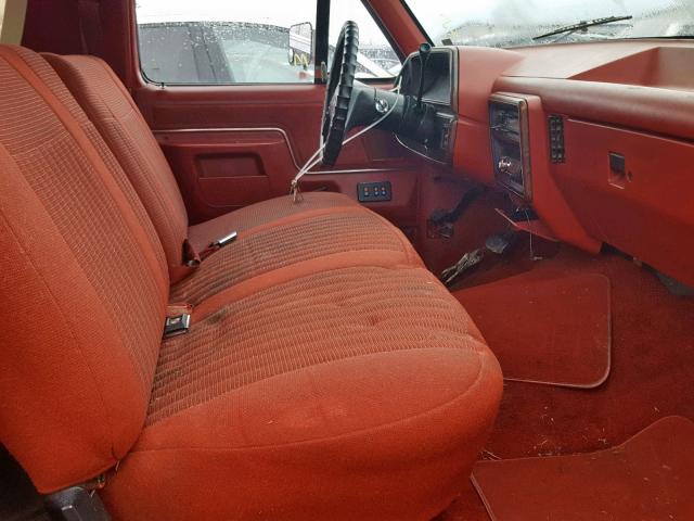 1FMEU15N8MLA69927 - 1991 FORD BRONCO U10 RED photo 5