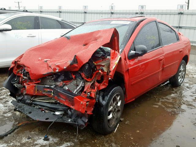 1B3ES46C12D530564 - 2002 DODGE NEON SE RED photo 2