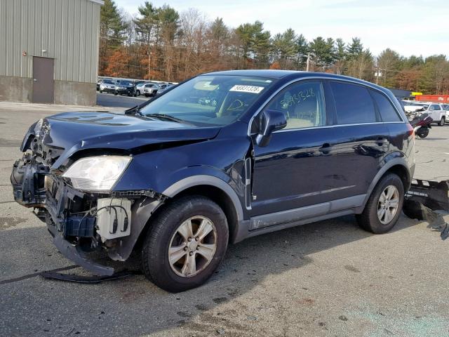 3GSDL43N79S634214 - 2009 SATURN VUE XE BLUE photo 2