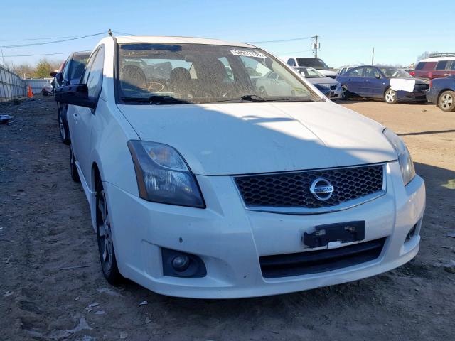 3N1AB6AP6CL632914 - 2012 NISSAN SENTRA 2.0 WHITE photo 9