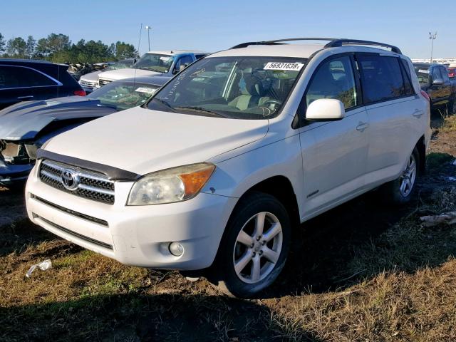 JTMBD31V775105463 - 2007 TOYOTA RAV4 LIMIT WHITE photo 2