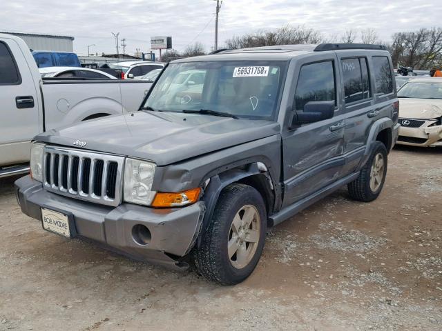 1J8HG48K78C166434 - 2008 JEEP COMMANDER GRAY photo 2