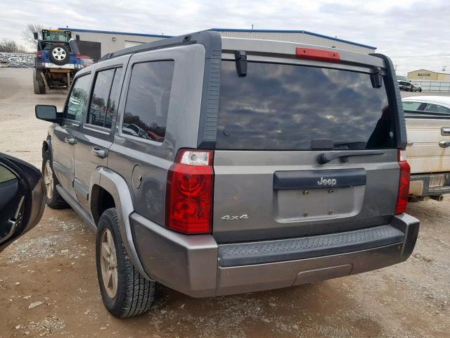 1J8HG48K78C166434 - 2008 JEEP COMMANDER GRAY photo 3