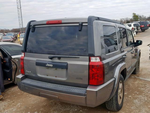 1J8HG48K78C166434 - 2008 JEEP COMMANDER GRAY photo 4