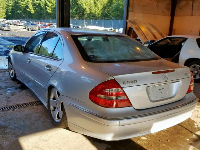 WDBUF83J56X188337 - 2006 MERCEDES-BENZ E 500 4MAT SILVER photo 3