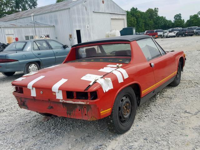 4712907720 - 1970 PORSCHE 914 RED photo 4