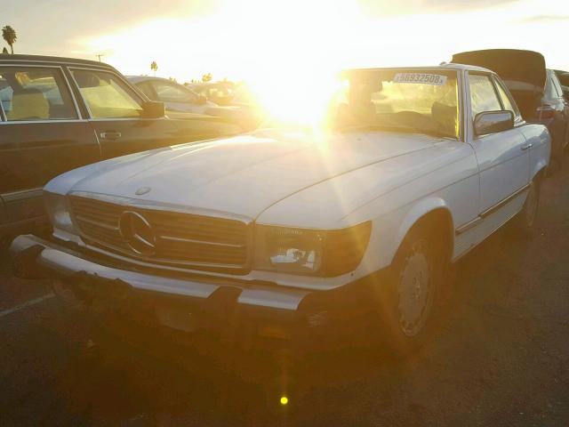 00010704412033278 - 1976 MERCEDES-BENZ 450 SL WHITE photo 2