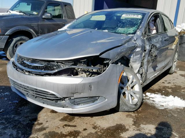 1C3CCCAB0FN595812 - 2015 CHRYSLER 200 LIMITE GRAY photo 2