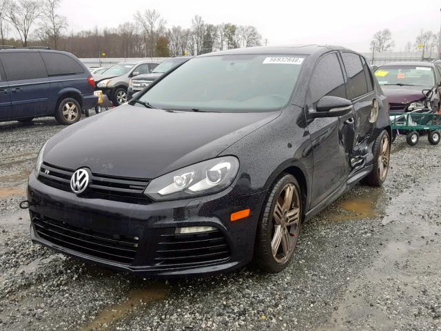 WVWPF7AJ5DW117721 - 2013 VOLKSWAGEN GOLF R BLACK photo 2