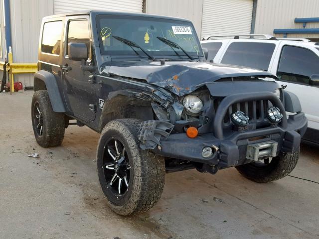 1J4FA24138L624546 - 2008 JEEP WRANGLER X BLUE photo 1