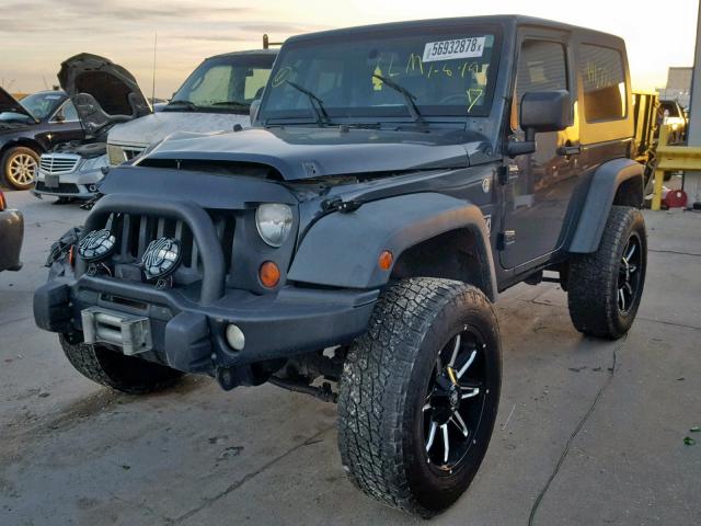 1J4FA24138L624546 - 2008 JEEP WRANGLER X BLUE photo 2