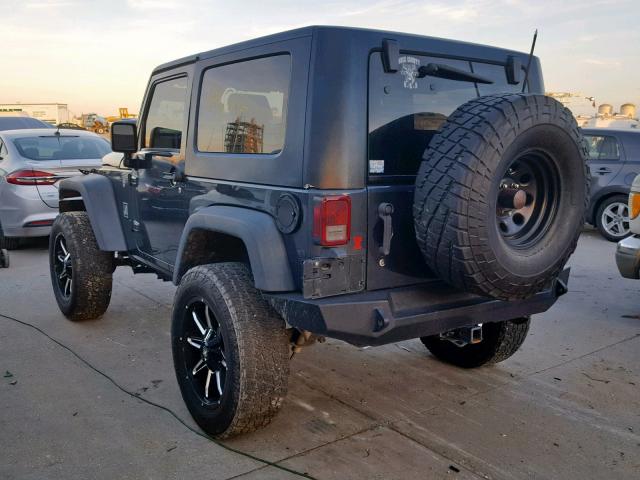 1J4FA24138L624546 - 2008 JEEP WRANGLER X BLUE photo 3