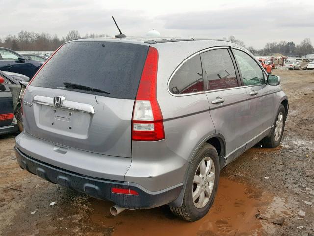 5J6RE48788L016078 - 2008 HONDA CR-V EXL SILVER photo 4