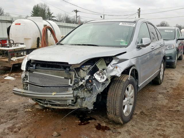 5J6RE48788L016078 - 2008 HONDA CR-V EXL SILVER photo 9