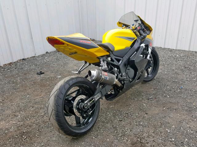 JS1GR7JA142103520 - 2004 SUZUKI GSX-R750 K YELLOW photo 4