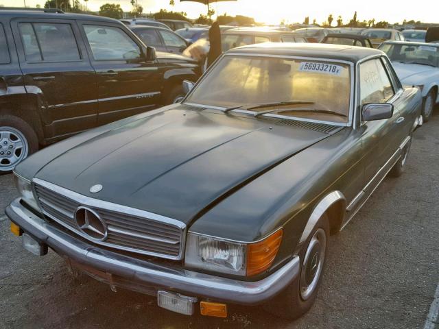 00010702312010914 - 1977 MERCEDES-BENZ 450SLC GREEN photo 2