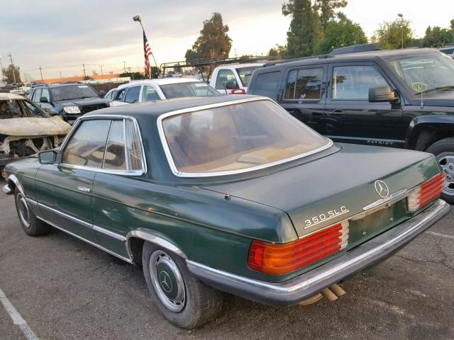 00010702312010914 - 1977 MERCEDES-BENZ 450SLC GREEN photo 3