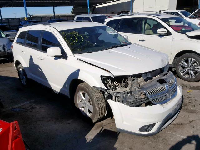 3D4PG1FG6BT544645 - 2011 DODGE JOURNEY MA WHITE photo 1