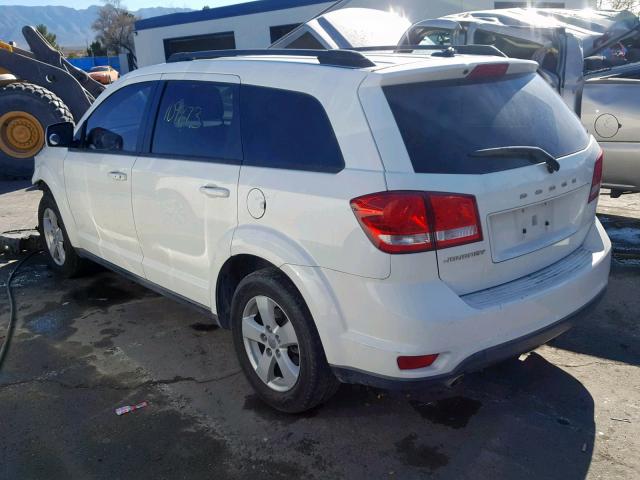 3D4PG1FG6BT544645 - 2011 DODGE JOURNEY MA WHITE photo 3