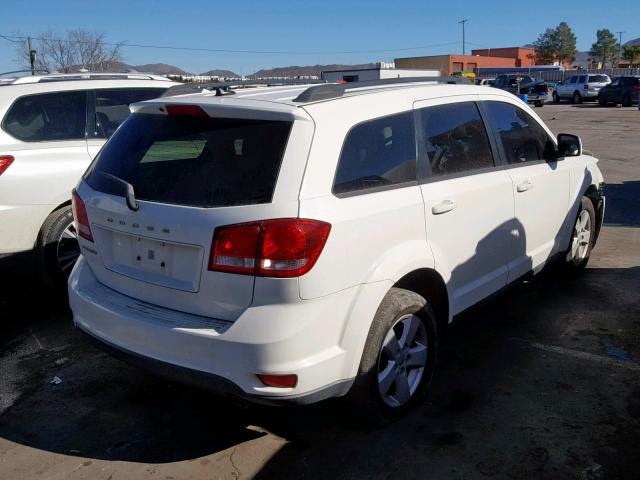 3D4PG1FG6BT544645 - 2011 DODGE JOURNEY MA WHITE photo 4