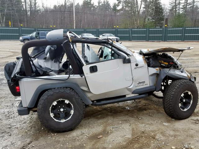 1J4FA49S46P701251 - 2006 JEEP WRANGLER / SILVER photo 9