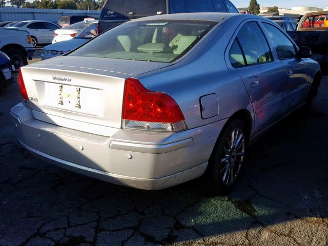 YV1RS592372614004 - 2007 VOLVO S60 2.5T SILVER photo 4